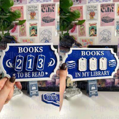 Trackers de Lectura para Estantería | Libros Pendientes (TBR) y Libros Totales