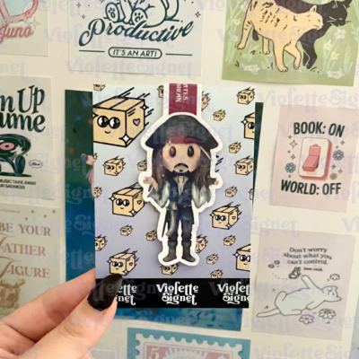 Marcapáginas Magnéticos Jack Sparrow – Diseño Exclusivo 2026