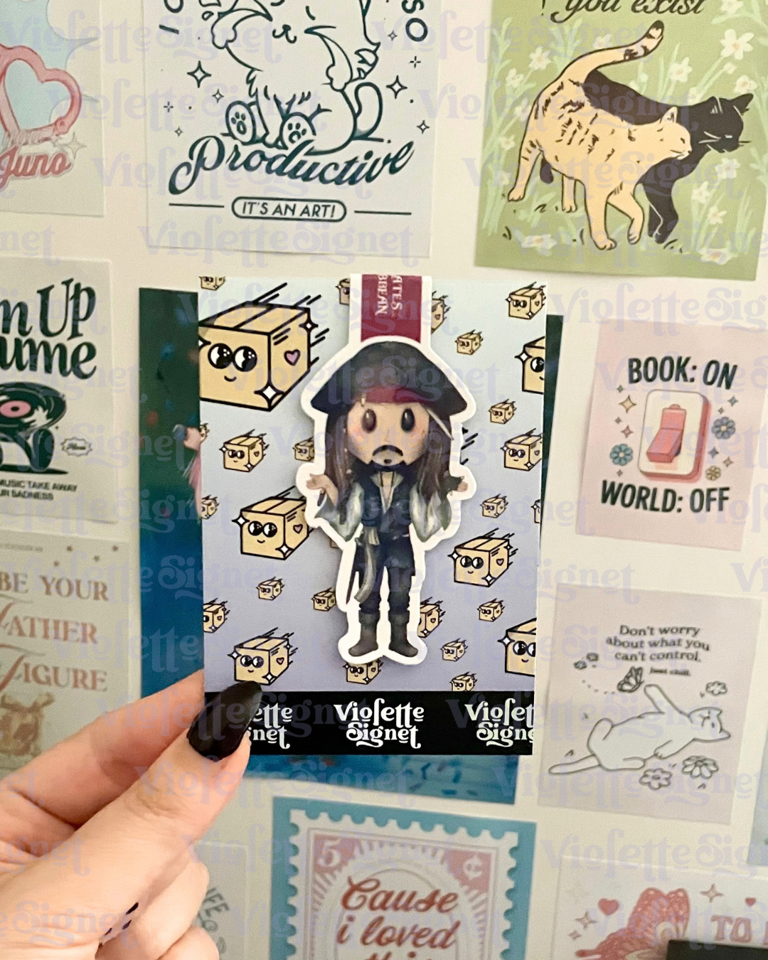 Marcapáginas Magnéticos Jack Sparrow – Diseño Exclusivo 2026